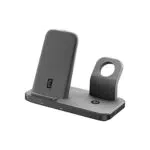 Cellularline, TRIO WIRELESS CHARGER, Caricabatterie Wireless 3 in 1 per dispositivi Apple: iPhone