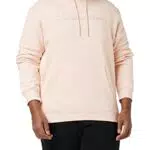 Champion American Classics Fall Fleece Big Logo Felpa con Cappuccio, Rosa Antico