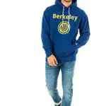 Champion College, Felpa con cappuccio Uomo, Blu, S