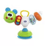 Chicco - Gioco Seggiolone Bruchino Ballerino, Gioco Elettronico con Ventosa per Seggiolone