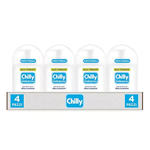 Chilly Detergente Antibatterico per l'Igiene Intima con Azione di Difesa e Protezione