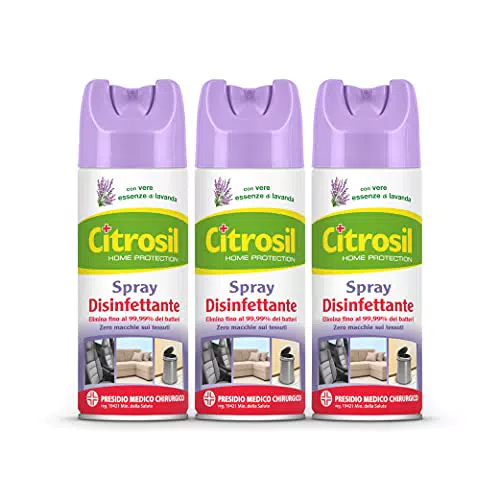 Citrosil Home Protection - Spray Disinfettante Multiuso, lavanda, 3 confezioni