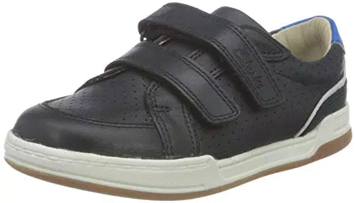 Clarks Fawn Solo T, Scarpe da Ginnastica, Navy Leather