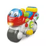 Clementoni- Baby Ale Moto Mondiale, 10+ Mesi, Multicolore