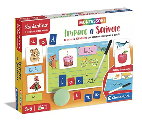 Clementoni- Sapientino Imparo a Scrivere - Gioco Educativo 3 Anni