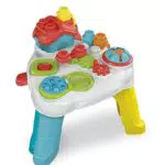 Clementoni - Soft Clemmy -Tavolino Sensoriale con Mattoncini Morbidi