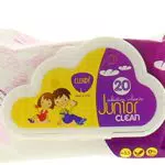 Clendy Salviette Junior con tappo, 1 confezione con 20 salviette