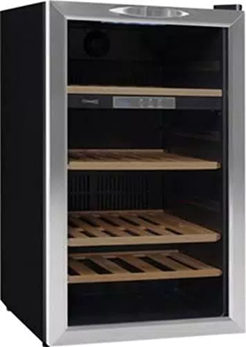 Climadiff CLS52 cantina vino Libera installazione Nero 52 bottiglia/bottiglie Cantinetta vino con compressore B