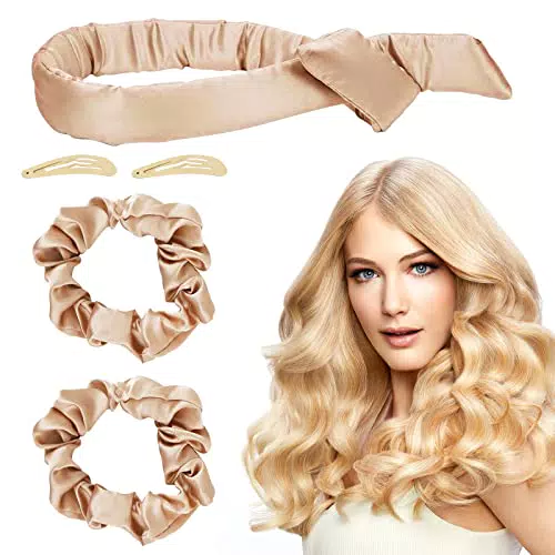 Clundoo Heatless Hair Curler, Bigodino Lungo per Boccoli