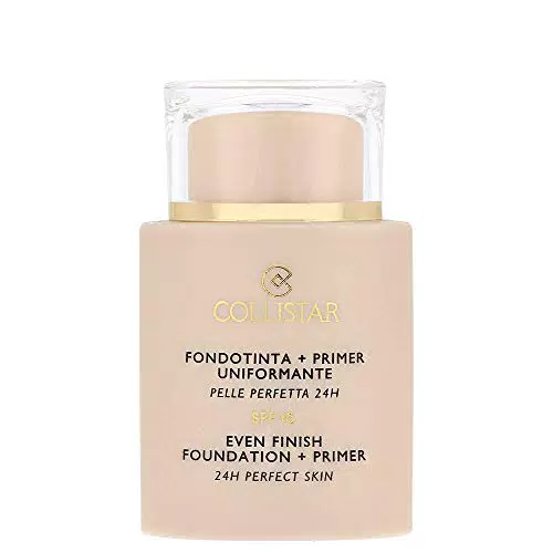 Collistar Fondotinta + Primer, Fondotinta 2 in 1 Waterproof colore n. 5 Ambra