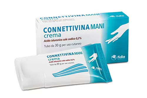 Connettivinamani crema Fidia farmaceutici, Tubo da 30 g, A base di Acido ialuronico sale sodico 0,2%