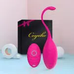 Coyoho vibratore donna con Telecomando e 10 modalità, dildo sex toys, vibratore per stimolazi9one del clitoride e del punto G