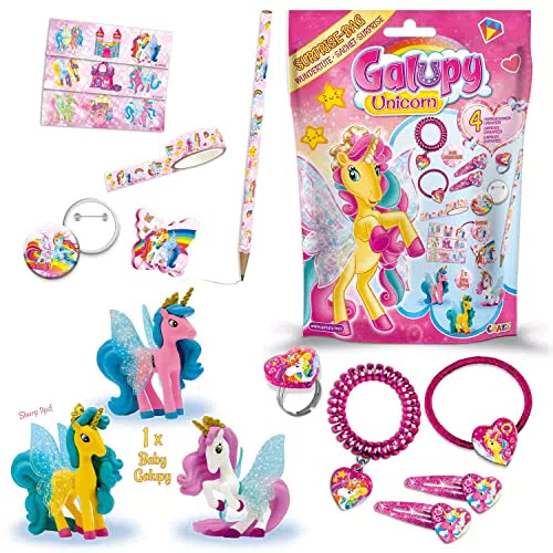 CRAZE Surprise Bag, Borsa Bambini, Galupy Unicorno Figure e Accessori