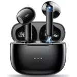 Cuffie Bluetooth, Auricolari Bluetooth 5.3 Con 4 Microfono, nero