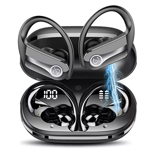 Cuffie Bluetooth Sport, Auricolari Bluetooth 5.3 con Stereo 3D Immersivo