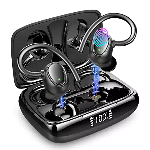 Auricolari Bluetooth 5.3 Sport, nero