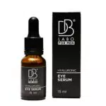 DBLabo - Siero di Acido Ialuronico per Contorno Occhi Uomo - Made In Italy Certificato Bio - Antirughe ed Antiocchiaie con Estratti di Rosa Damascena