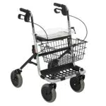 Deambulatore da Esterno per Anziani e Disabili, Grigio
