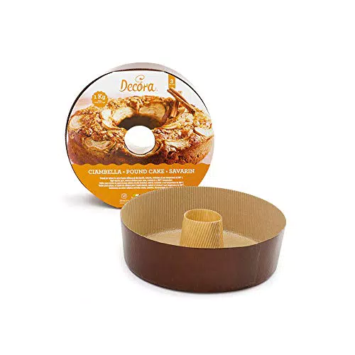 Decora 0320175 Stampo Ciambella, Carta da Forno, Marrone