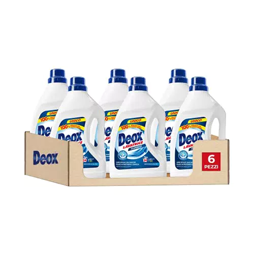 Deox - Detersivo Lavatrice Liquido Classico, 144 Lavaggi