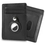 DKWAT Portafoglio Uomo Slim Portacarte uomo, Porta Carte di Credito in Pelle RFID Blocco con 6 Slot Schede
