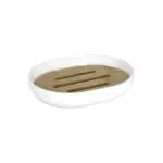 Douceur d'Intérieur Porta Sapone, Poliestere e Bambù