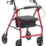 Drive Medical - Deambulatore a rotelle in alluminio