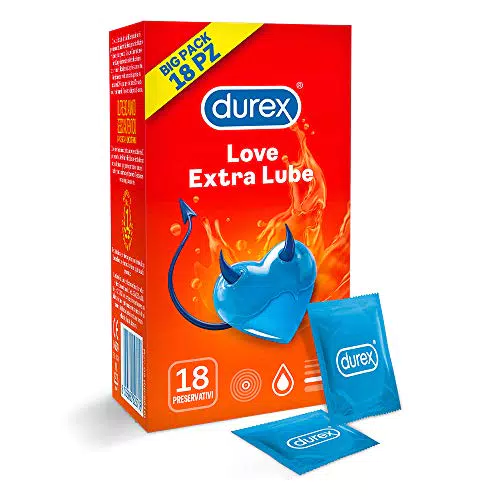 Durex Love Extra Lube Preservativi Extra Lubrificati