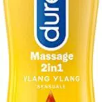 Durex Massage 2 in 1, Gel Lubrificante Intimo a Base Acqua e Gel per Massaggi