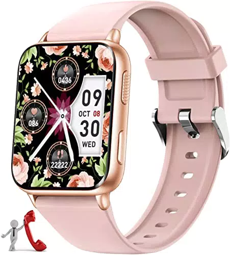 Efolen Smartwatch Donna Chiamata Bluetooth, 1.81" Smart Watch 100 Modalità Sport Contapassi Activity Fitness Tracker Donna SpO2 Sonno Calorie Ciclo Mestruale Orologio Sportivo per Android iOS