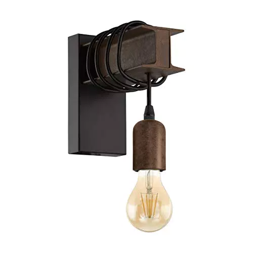 EGLO Lampada da parete Townshend 4, plafoniera vintage a uno punto luce