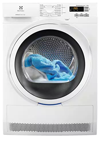 Electrolux EW7H583W Asciugatrice a Pompa di Calore, Oblò Bianco