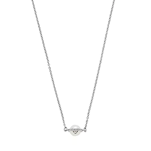 Emporio Armani Collana con Ciondolo da Donna in Acciaio Inossidabile