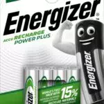 Energizer Batterie Ricaricabili AAA, Recharge Power Plus, confezione da 4
