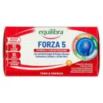 Equilibra Integratori Alimentari, Forza 5, Integratore con Estratti di Foglie Ginkgo e Bacopa