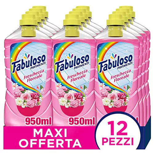 Fabuloso Detersivo Pavimenti Freschezza di Rosa 950ml