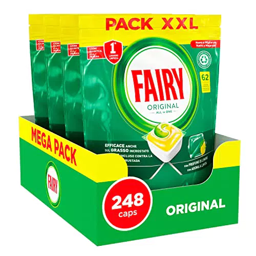 Fairy Detersivo Pastiglie Lavastoviglie, Brillantante