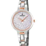 Festina Orologio Analogico Quarzo Donna con Cinturino in Acciaio Inox F20381/1