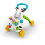 Fisher Price Zebra Primi Passi Spingibile, Giocattolo Elettronico Educativo con Musica e Suoni