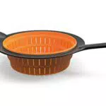 Fiskars Scolapasta, Ø 26 cm, Plastica e Silicone