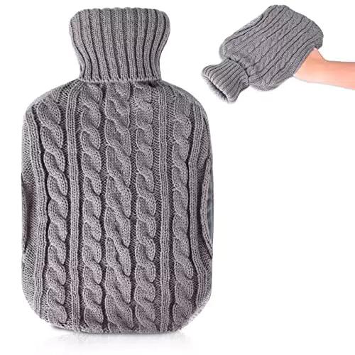 FORMIZON Borsa Acqua Calda, Borsa Acqua Calda Peluche 2L