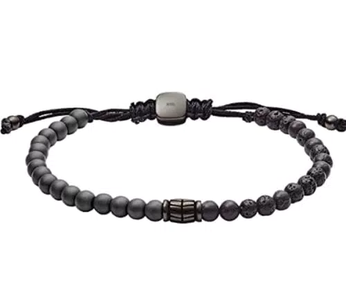 Fossil Bracciale in corda da uomo, 170 x 250 mm