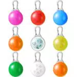 Frienda 9 luci LED per collare per cani in colori vivaci per Passeggiata Notturna