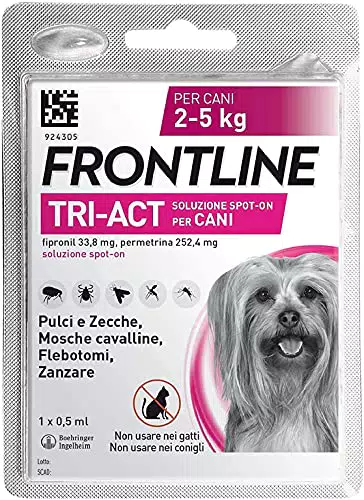 FRONTLINE TriAct, 1 Pipetta per Cani e Cuccioli di piccola taglia