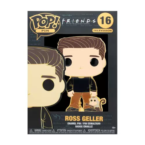 Funko Pop Pins: Friends - Ross w/ Monkey Standard