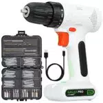 GALAX PRO - Trapano avvitatore a batteria, 12 V, mandrino a sgancio rapido da 10 mm