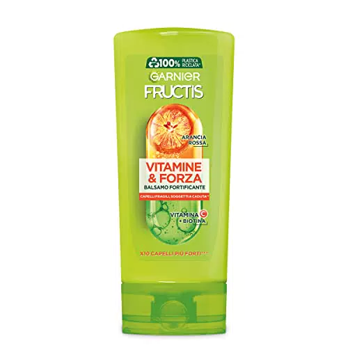 Garnier Fructis Vitamine&Forza, Balsamo Fortificante per Capelli Fragili e Soggetti a Rottura