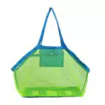 GeekerChip Borsa Grande da Spiaggia, La Borsa Spiaggia in Tessuto a Rete Pieghevole e riutilizzabile per riporvi Giocattoli da Bambino