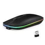 GeekerChip Mouse Bluetooth Ricaricabile, Mouse Wireless LED