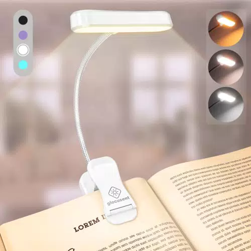 Lampada da lettura per libri ricaricabile USB luminosità regolabile Clip a  LED sulla luce del libro lampada per libri per la cura degli occhi per  bambini